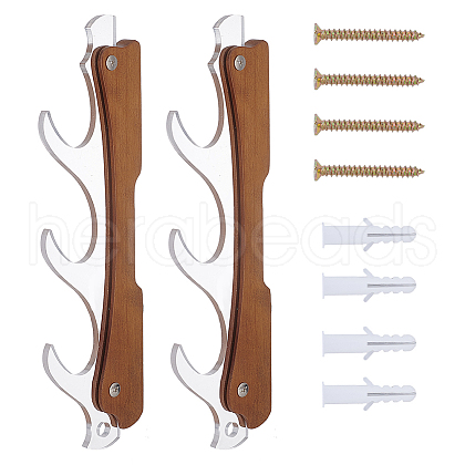 3-Tier Acrylic Sword Katana Holder Stands ODIS-WH0017-109A-1
