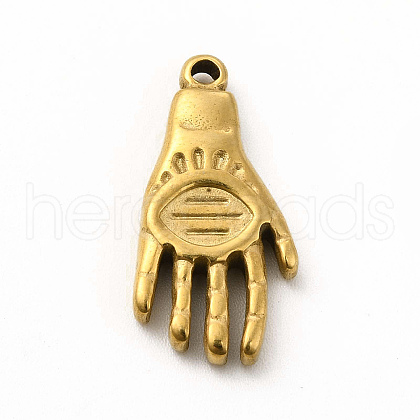 304 Stainless Steel Pendants STAS-M305-05G-1