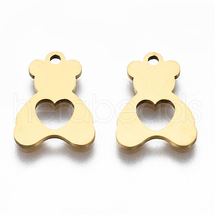 201 Stainless Steel Charms STAS-Q240-038G-1