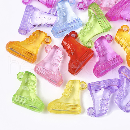 Transparent Acrylic Pendants TACR-S133-049-1