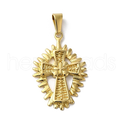 PVD Vacuum Plating 304 Stainless Steel Pendants STAS-B069-09G-1