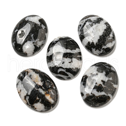 Natural Zebra Jasper Cabochons G-C115-01B-39-1