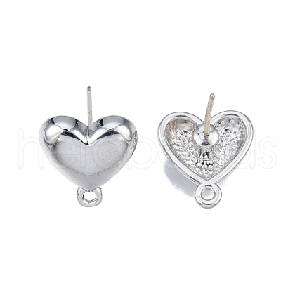 Alloy Stud Earring Findings PALLOY-N150-86P-1