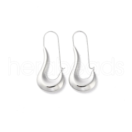 Non-Tarnish 304 Stainless Steel Hoop Earrings EJEW-M249-04P-1