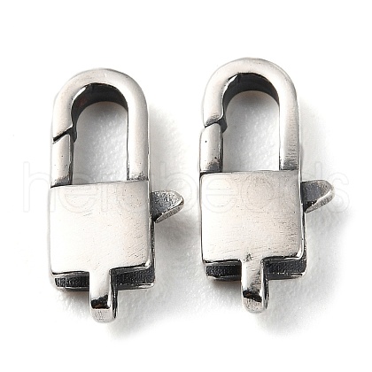 925 Thailand Sterling Silver Lobster Claw Clasps STER-D003-24AS-1