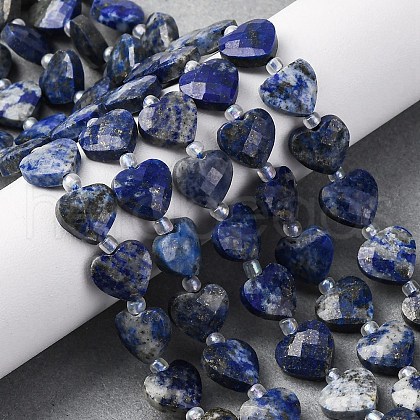 Natural Lapis Lazuli Beads Strands G-P570-E12-01-1