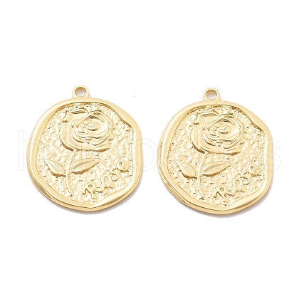 Brass Pendants KK-B134-12G-1