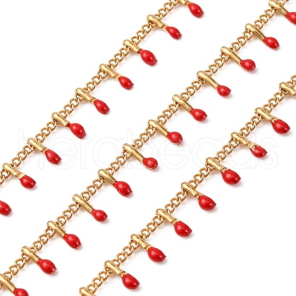 304 Stainless Steel Curb Chains STAS-R100-09A-06-1
