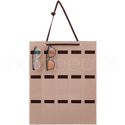 Sun Glasses Felt Storage Hanging Bag AJEW-WH20006-67D-1