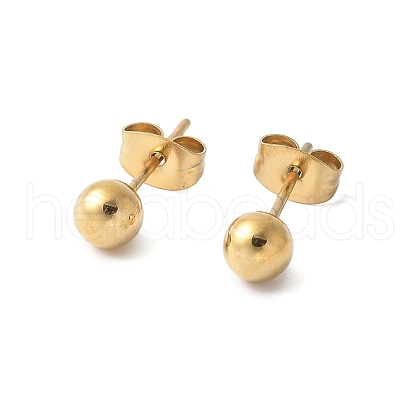 304 Stainless Steel Stud Earrings for Women EJEW-E603-06A-G-1