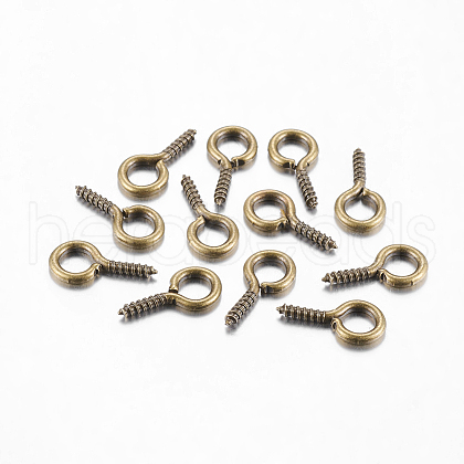 Iron Screw Eye Pin Peg Bails X-IFIN-R211-02AB-1