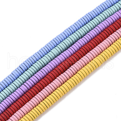 Spray Painted Non-magnetic Synthetic Hematite Beads Strands G-R468-03C-M-1