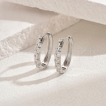 Classic Fashionable Brass Hoop Earrings for Women PJ2124-8-1