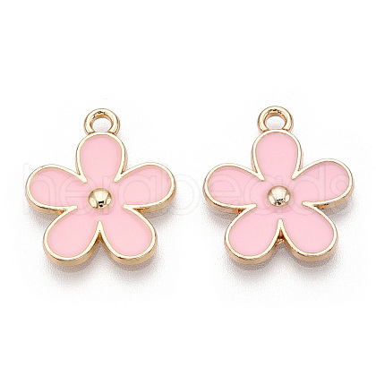 Alloy Enamel Pendants PALLOY-S133-014C-1