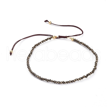 Braided Bead Bracelets BJEW-JB04917-03-1
