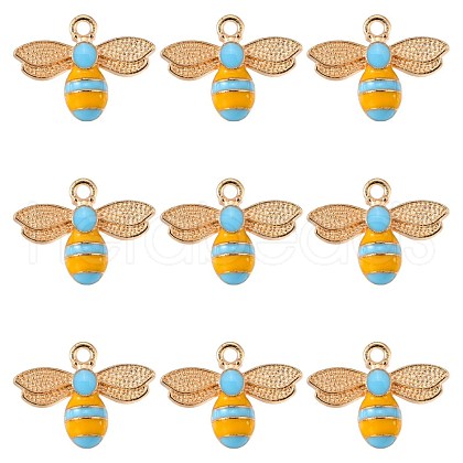 Alloy Enamel Pendants X1-ENAM-S121-174C-RS-1