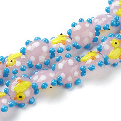 Handmade Lampwork Beads X1-LAMP-J092-01F-1