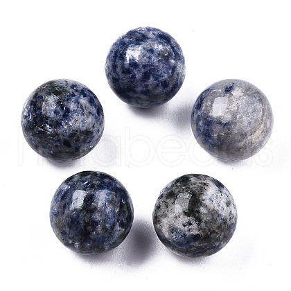 Natural Blue Spot Jaspere Display Decorations G-Q361-010-1