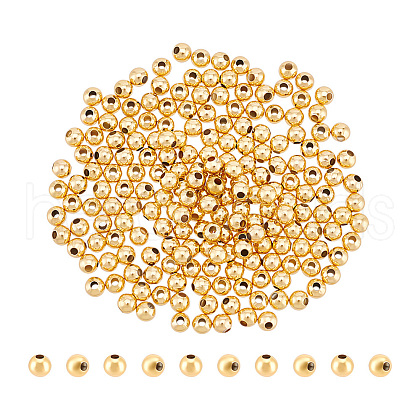Unicraftale 200Pcs Brass Spacer Beads KK-UN0002-34-1