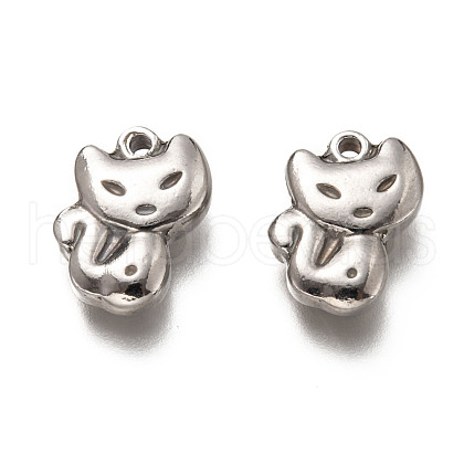 Non-Tarnish 201 Stainless Steel Pendants STAS-H125-15P-1