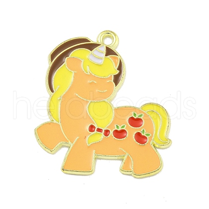 Alloy Enamel Pendants ENAM-Z015-01G-04-1