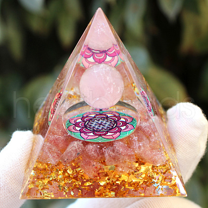 Orgonite Pyramid Resin Energy Generators PW-WG94568-25-1