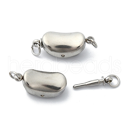 Tarnish Resistant 304 Stainless Steel Box Clasps STAS-Z066-05P-02-1