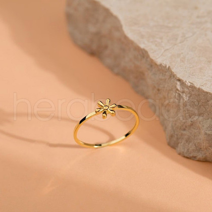 Flower Alloy Finger Rings for Women FS-WG85C29-01-1