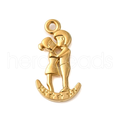 Ion Plating(IP) 304 Stainless Steel Pendants STAS-N103-36G-1