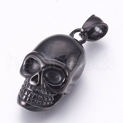 304 Stainless Steel Pendants STAS-P202-03B-1