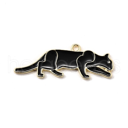 Alloy Enamel Pendants FIND-U030-17B-G-1