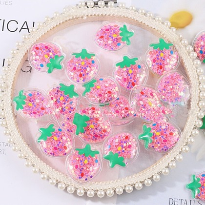 Transparent PVC Plastic Cabochons JX139A-02-1