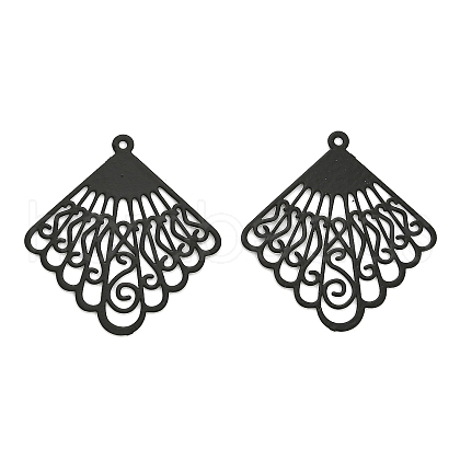 Spray Painted 430 Stainless Steel Pendants X-STAS-Z116-11-1