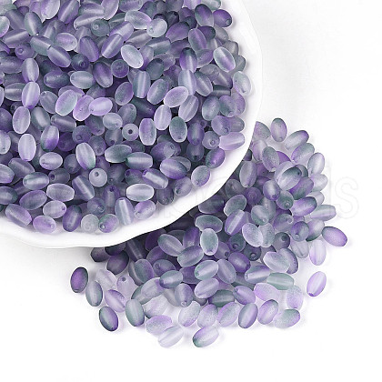 Frosted Glass Seed Beads SEED-N008-05I-1