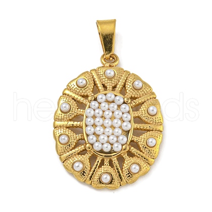 Ion Plating(IP) 304 Stainless Steel Pendants STAS-U024-G-07C-1