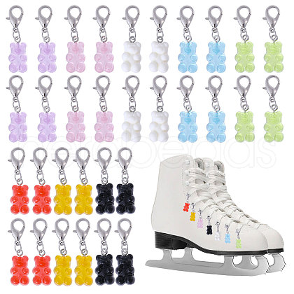 Resin Pendant Decorations HJEW-CA00002-1