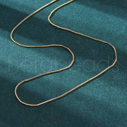 Brass Venetian Chain NJEW-E151-04G-1