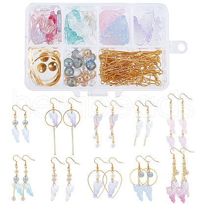 SUNNYCLUE DIY Butterfly Earring Making Kits DIY-SC0001-54-1