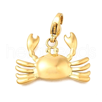 Crab 304 Stainless Steel Pendant Decorations STAS-R159-03G-1
