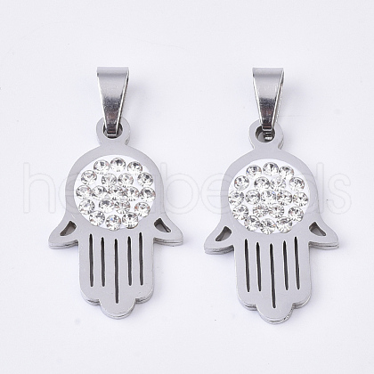 201 Stainless Steel Pendants STAS-N089-19P-1