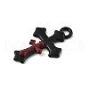 Alloy Pendants with Enamel PALLOY-V005-02G-2