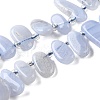 Natural Blue Lace Agate Beads Strands G-J403-03-1