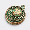 Tibetan Style Alloy Pendants PALLOY-F187-17ABG-1