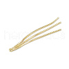 Brass Serpentine Chains Tassel Big Pendants KK-P227-05G-3