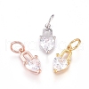 Brass Charms ZIRC-L070-87-1