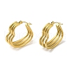 304 Stainless Steel Hoop Earrings for Women EJEW-B054-19G-02-1