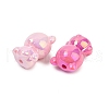 Opaque UV Plating Acrylic Beads PACR-P005-07-2