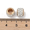 Alloy Rhinestone Clay Pave Beads ALRI-D300-01G-01-3