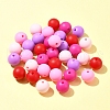 35Pcs Food Grade Eco-Friendly Silicone Focal Beads SIL-FS0001-22D-7