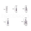 304 Stainless Steel Folding Crimp Ends STAS-CJ0001-49-2